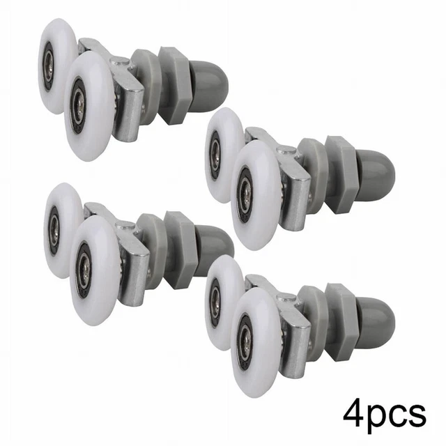 Durable shower door rollers accessories 19/23/25/27mm 4-Piece Bathroom Replacement