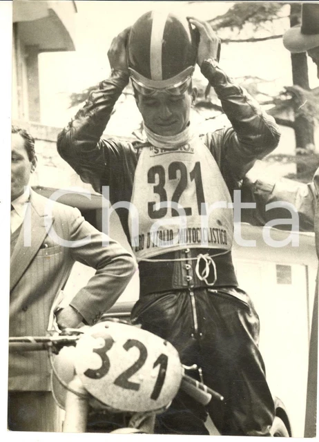 1954 MOTOCICLISMO TARQUINIO PROVINI vince il MOTOGIRO D'ITALIA *Foto