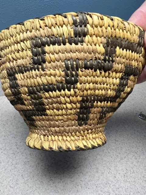 Tohono O’odham (Papago) Native American Indian Sw Woven Basket 2