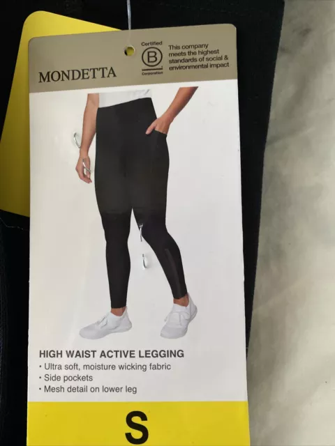 New w/o Tags Mondetta Women's High Waisted Active Legging Size Large Purple  C522