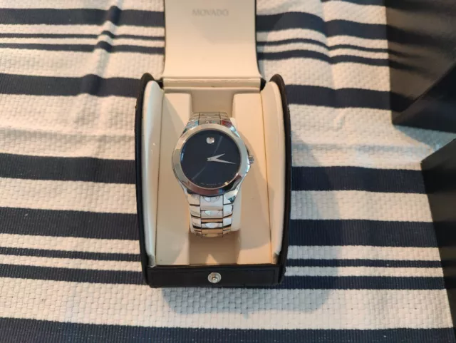 Movado 0606380 Luno Sport Quartz Wrist Watch for Men - Requires Service (Inop)