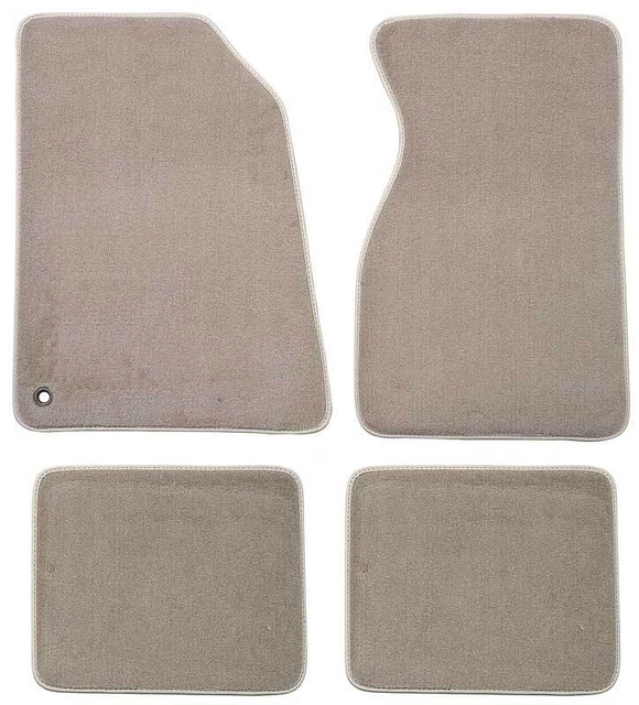 1994-04 Mustang Cut Pile 4 Piece Floor Mat Set without Logo - Light Titanium