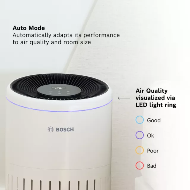 Bosch Air 4000 Air Purifier for up to 62m² with 3in1 filter, Auto & Sleep Mode 3