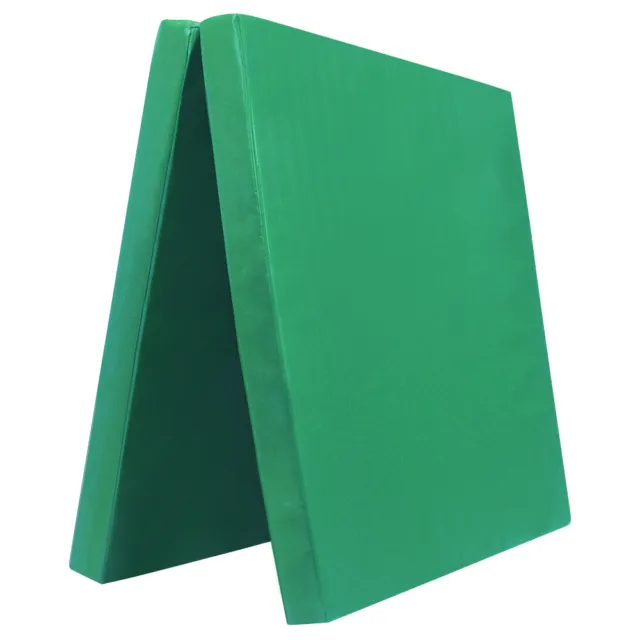 Grevinga® Klappbare Turnmatte (RG 22) 200 x 100 x 6 cm | GRÜN | Spielmatte