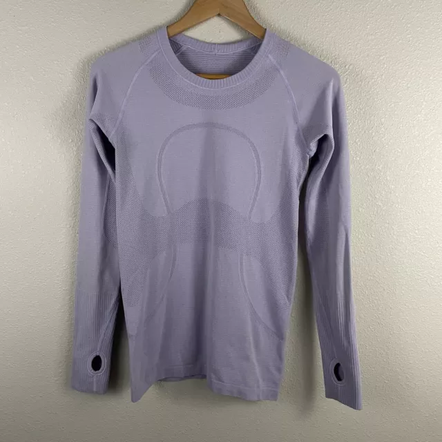 Lululemon Size 6 Purple Swiftly Tech Long Sleeve Shirt
