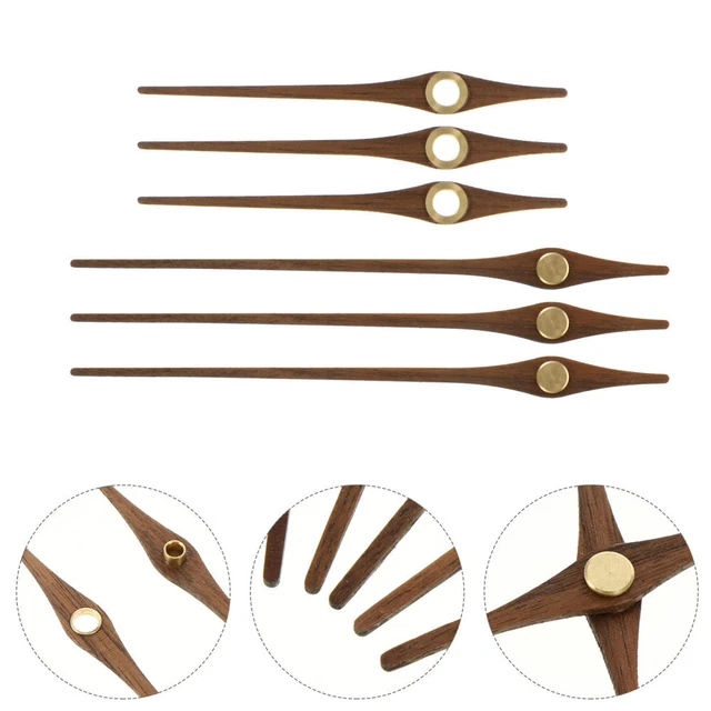 Coraltree Kit Lancette Orologio Da Parete 3D Fai Da Te – Movimento Silenzioso Al Quarzo Con Mensola, Colore Argento