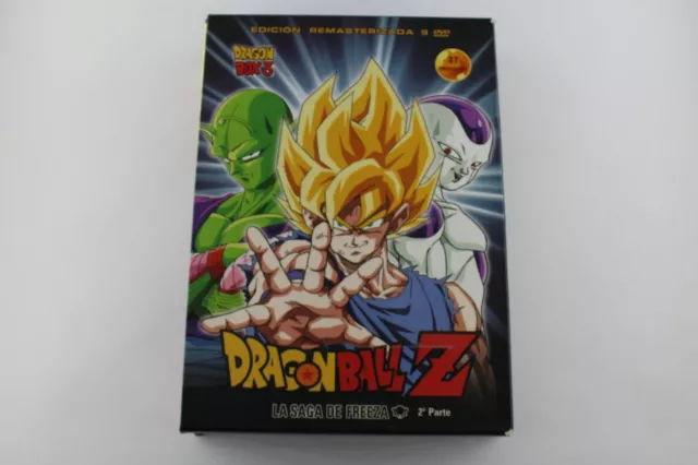 Dragon Ball Z Saga completo 18 DVD caixa 3 novos capítulos 200-291