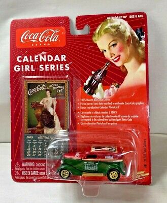 Johnny Lightning- Coca-Cola Calendar Girl Series #6 '33 Ford Panel Delivery New!