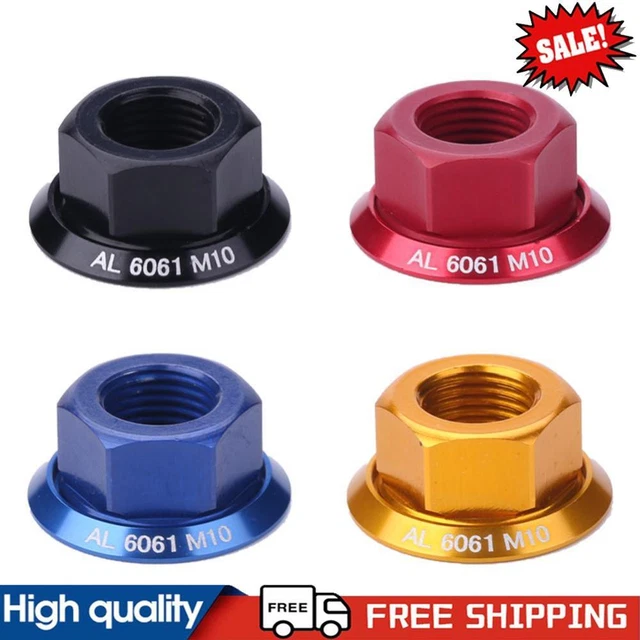 2Pcs Aluminum Bicycle Hub Nut M10 Fixed Gear Road ... – Grandado