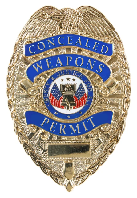 Rothco 1946 Deluxe Concealed Weapons Permit Badge