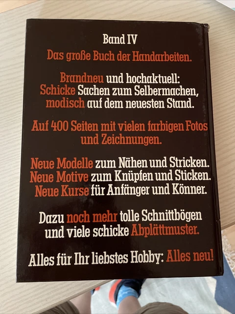 Das große Buch der Handarbeiten Band  1, 3 Und 4 Häkeln Stricken Nähen 8
