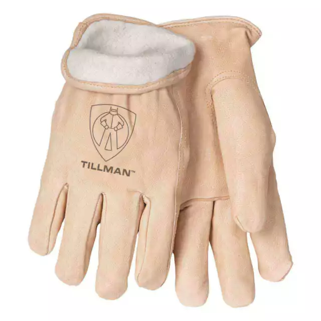 Tillman 1412 Fleece Lined Top Grain Pigskin Winter Gloves Large