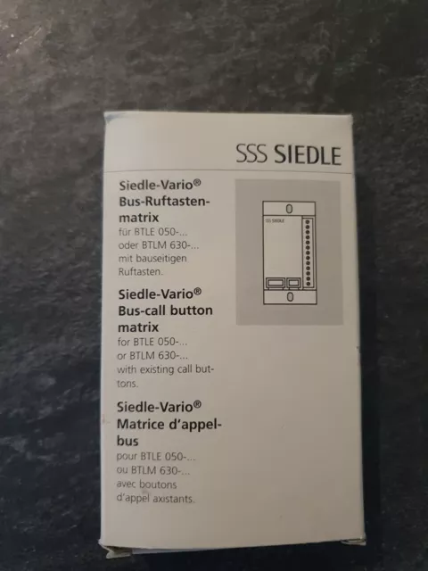 Siedle BRMA050-0 Bus-Ruftastenmatrix, weiß