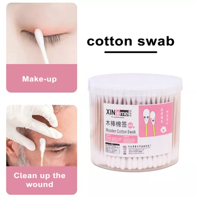 Beauty Tool Cotton Swabs Comfortable Grip Multi-functional Disposable Swab 3