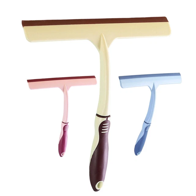 1* SHOWER GLASS Door Tile Squeegee with Handle Washer Scrubber Cleaner