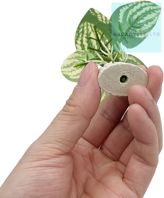 Aquarium Plants Fish Tank Decorations 20pcs Small Size/1inch Tall Plastic Plant 3