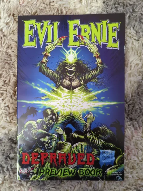 Chaos Comics Evil Ernie Depraved Preview Book - Limited Edition /2500 (1999)