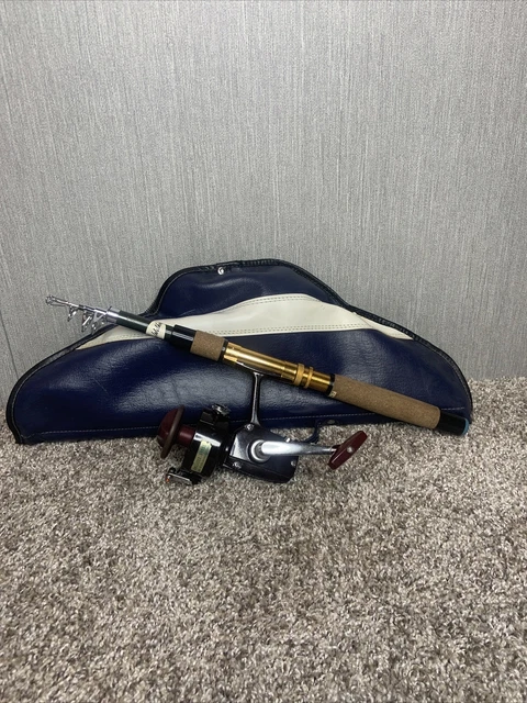 DAIWA 7350 RL Vintage Fishing Reel With Johnny Walker Telescoping Rod