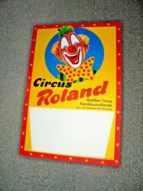 1958c plakat CIRCUS ROLAND cirque circo poster affiche locandina busch manifesto