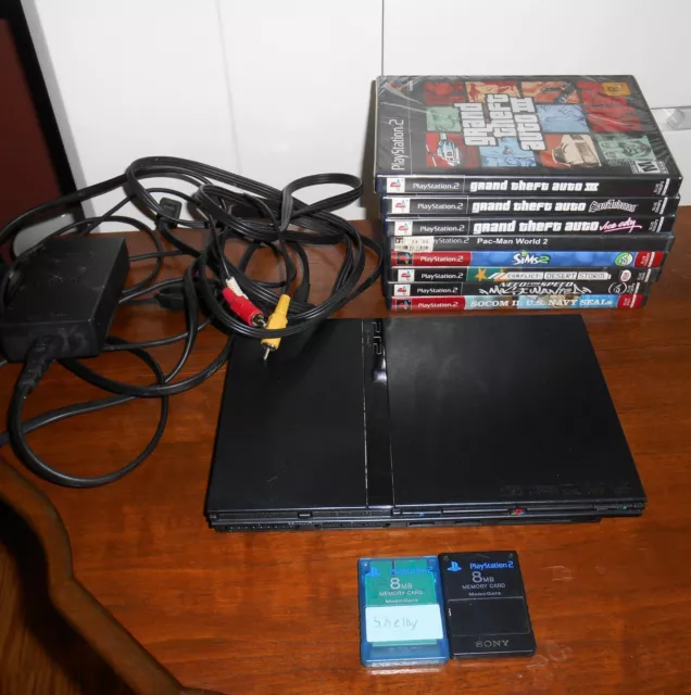 Sony Playstation 2 Console Ps2 8 Video Games Grand Theft Auto Iii Sealed