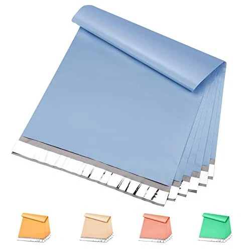 Poly Mailers Bags 14.5x19 100 Pcs | Medium Size Shipping Bags for Clothes |