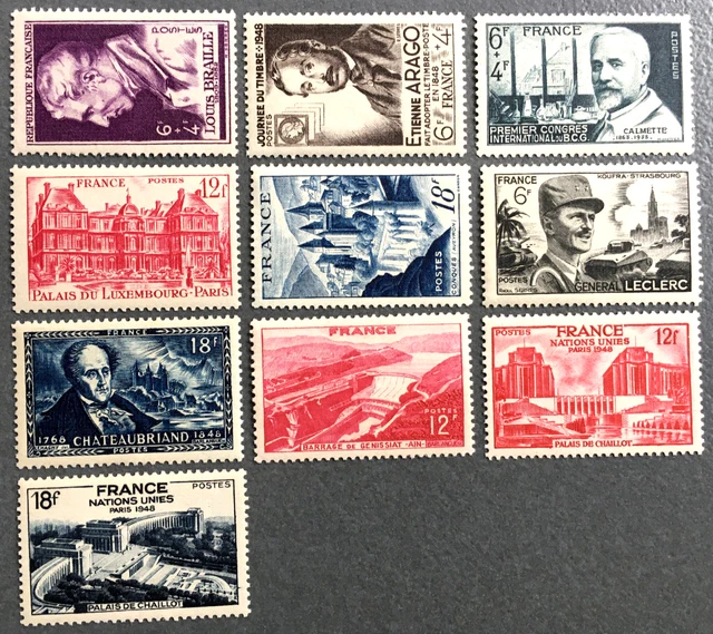 Timbre collectionneur Espagne année complète 1948 neuve