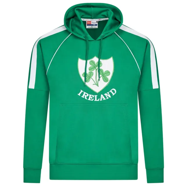 Unisex Hoodies Pullover Rugby Ireland Full Sleeve Embroidered Logo Size XS - XXL