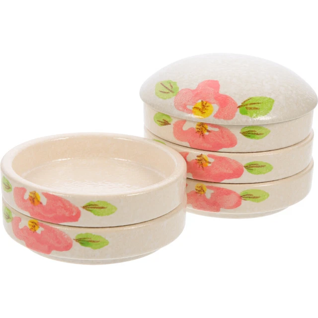 PIASTRA DI INCHIOSTRO ceramica bambino 5 strati vassoi di miscelazione vernice gioielli EUR 26