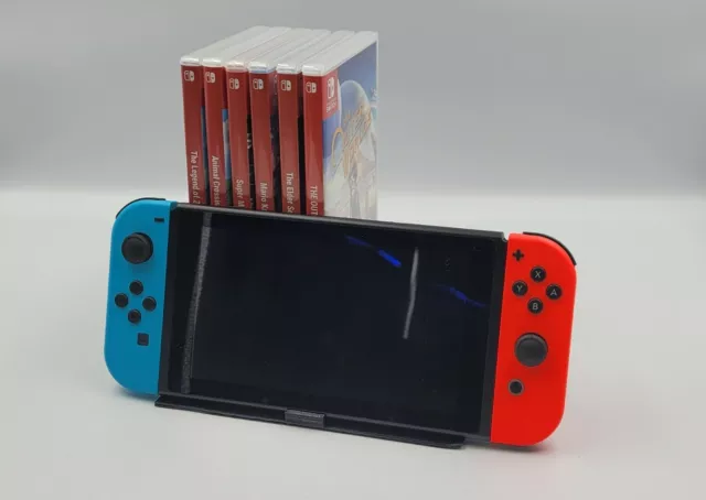 Nintendo Switch Stand Console And Game Display Stand 3d Printed Display  Lerpo