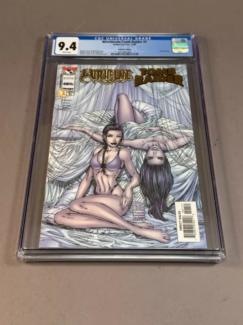 Image/Top Cow Witchblade Tomb Raider # 1 Gold Foil Ed. comic CGC graded 9.4!!!