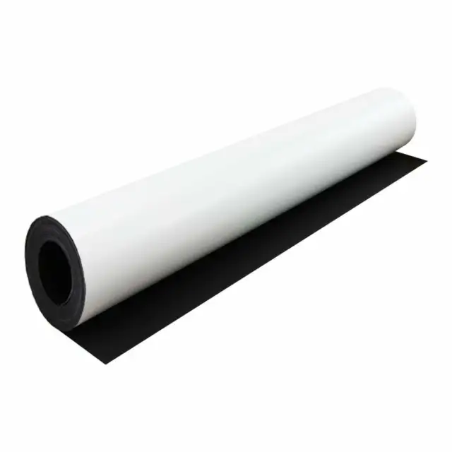 Magflex® Doble Lite 620mm Ancho Hoja Magnética Flexible - Blanco Mate, 1m