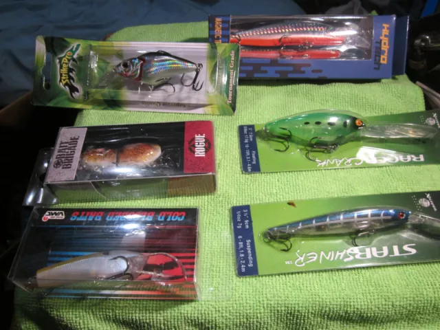 NOS. mixed lot of Bass lures, NEW.