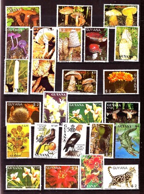 GUYANA 1993 Animaux Préhistoriques T REX Space Astronaute Mi 4505 Silver x 2 Imp 