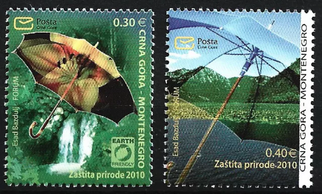 Montenegro - Naturschutz Satz postfrisch 2010 Mi. 254-255