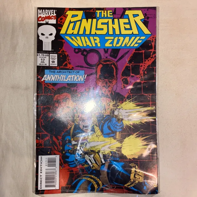 THE PUNISHER WAR ZONE #17 1993 MARVEL COMIC BOOK Bag/Boarded