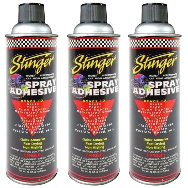 (Pack Of 3) Stinger Sas Adhesive Spray