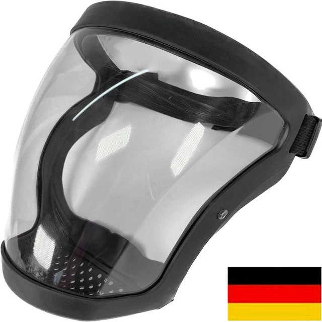 WELDINGER maschera viso completa visiera protettiva trasparente taglia unica-DE