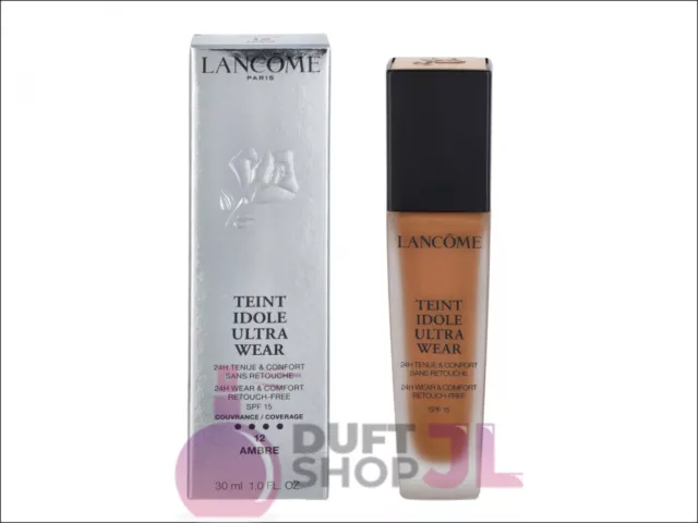 Lancome Teint Idole Ultra Wear 24H W&C Foundation SPF15 30 ml ( 12 Ambre )