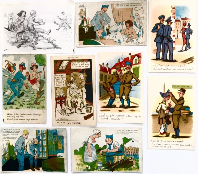 lot de cartes postales anciennes