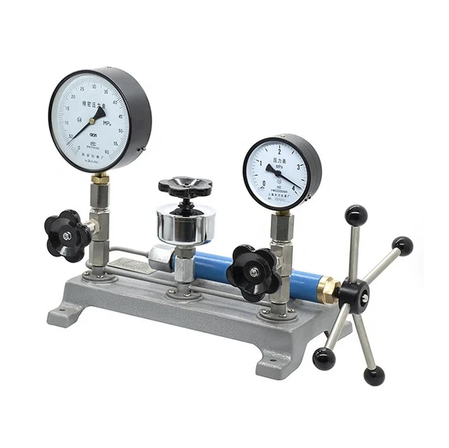 INDUSTRIAL PRESSURE TESTING Calibrator Pump Hydraulic Gauge Calibrate ...