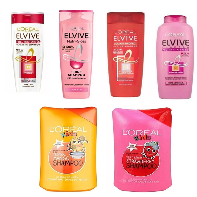 L’Oréal Kids Shampoo Tropical Mango – 2x250 Ml, Tränenfrei, Parabenfrei, Für Glänzendes Kinderhaar