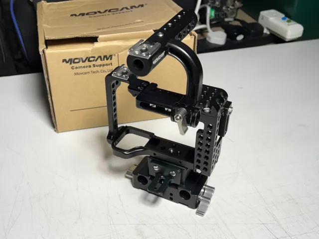 Movcam 303-2400 Sony A7s Cage Kit with Riser Block 303-2240 & LWS plate 303-2203