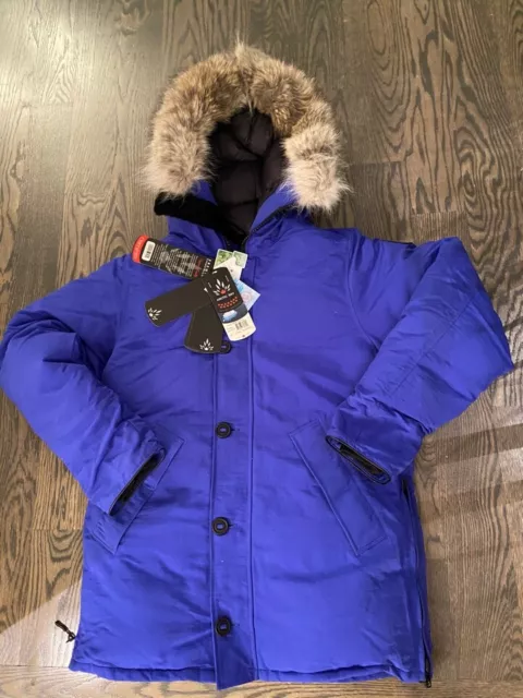 Arctic Bay Toronto Goose parka coyoye beaver fur made Canada XS S M L MSRP995$