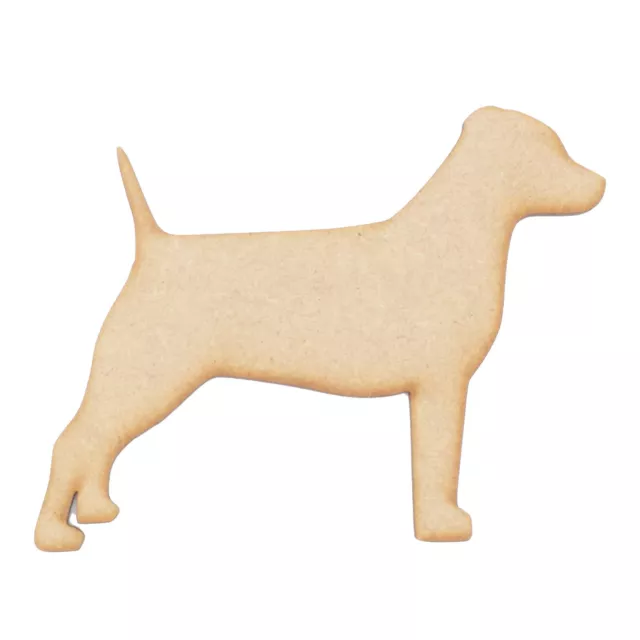 Patterdale Terrier Craft Blank, Dog Shape Laser Cut from 3mm MDF, Card Topper