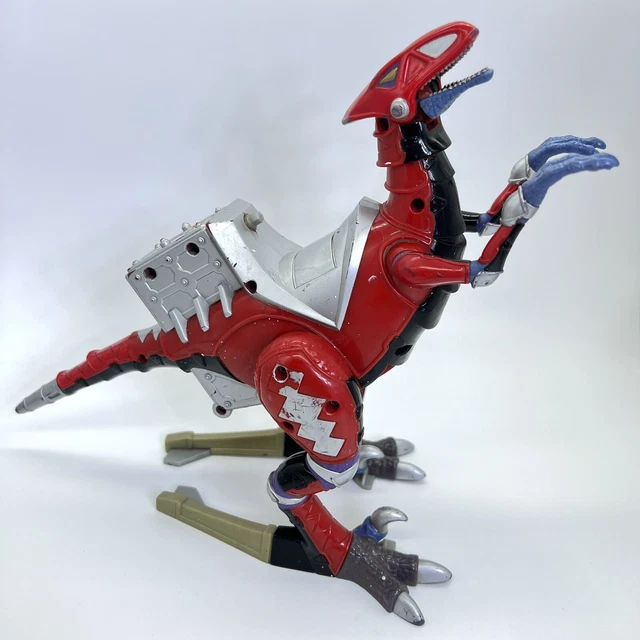 Dino Raptor Power Ranger POWER RANGERS DINO Thunder Raptor 2003 Bandai 8” Red Dinosaur Figure ...
