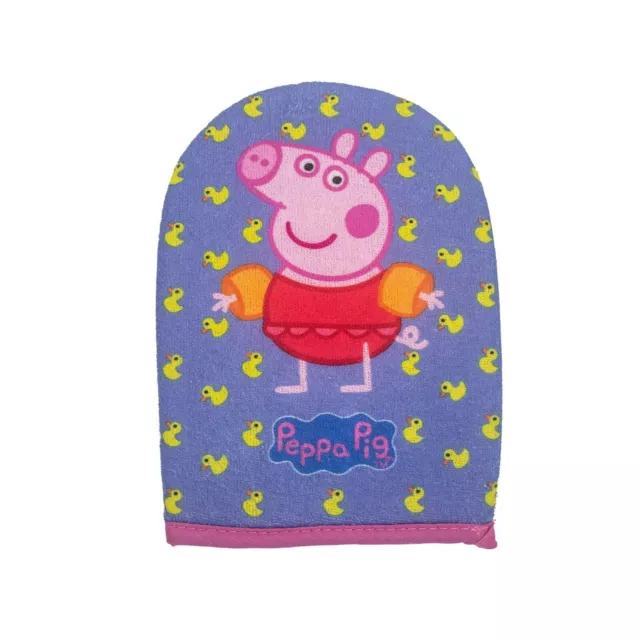 Tinokou - Gant de toilette pour enfant Peppa Pig