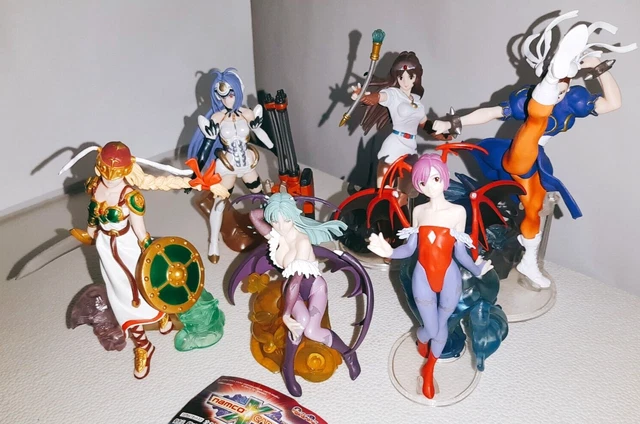 SET OF 6, Namco x Capcom Chun-Li Valkyrie Kai Kos-Mos Bandai Gashapon ...