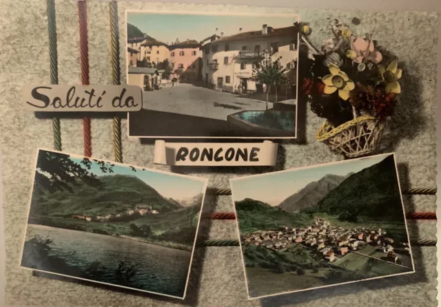 Cartolina Roncone Trento viaggiata
