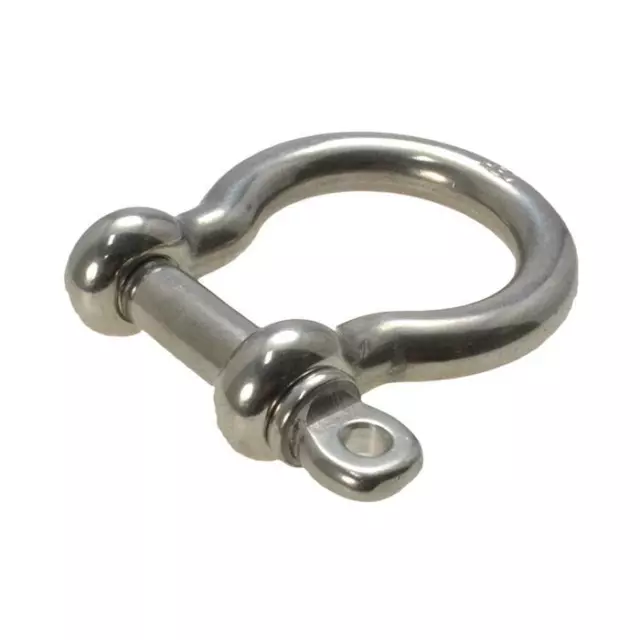 Bow Dee Shackle "D" Rigging Halyard Shade Boat Marine Stainless G316 2