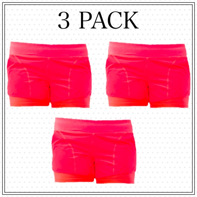 Impact by Jillian Michael Women's Plus Active Stretch Woven Short 1-XL 3-PACK